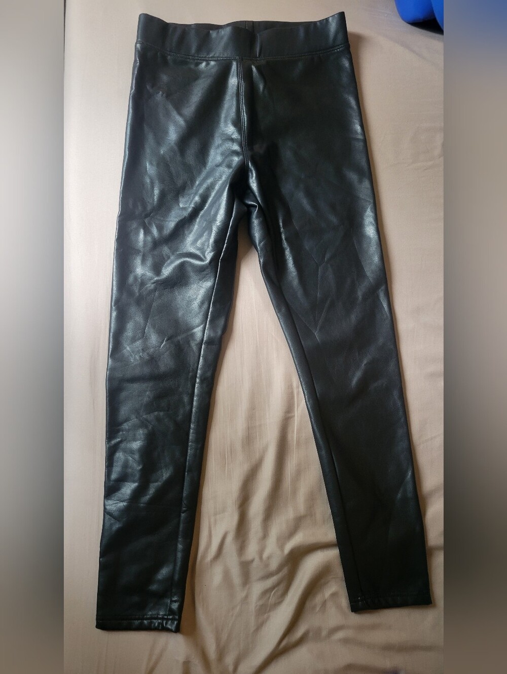 Ci Sono Black Faux Leather Jeggings